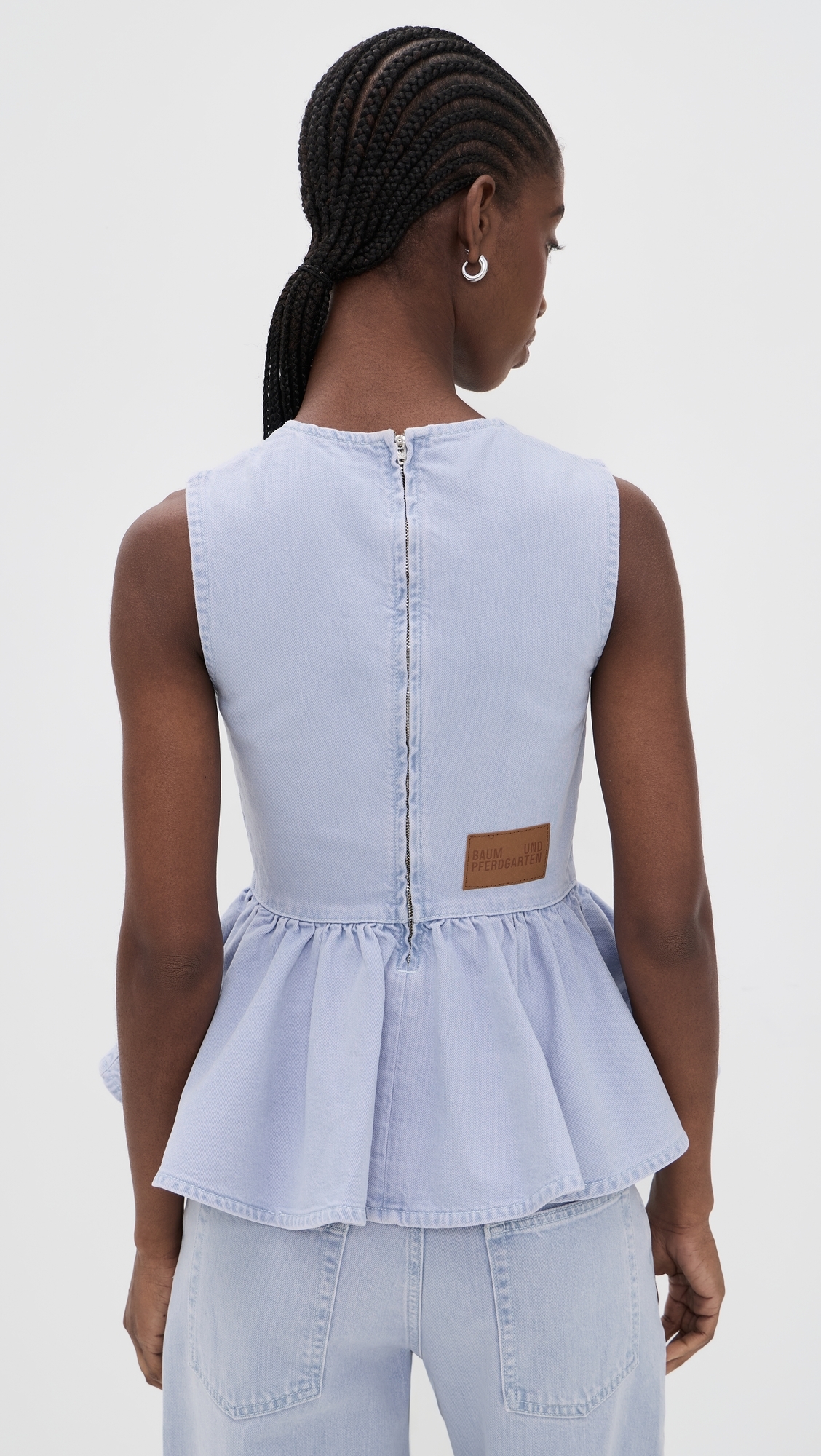 Merja Top Light Denim Rinse