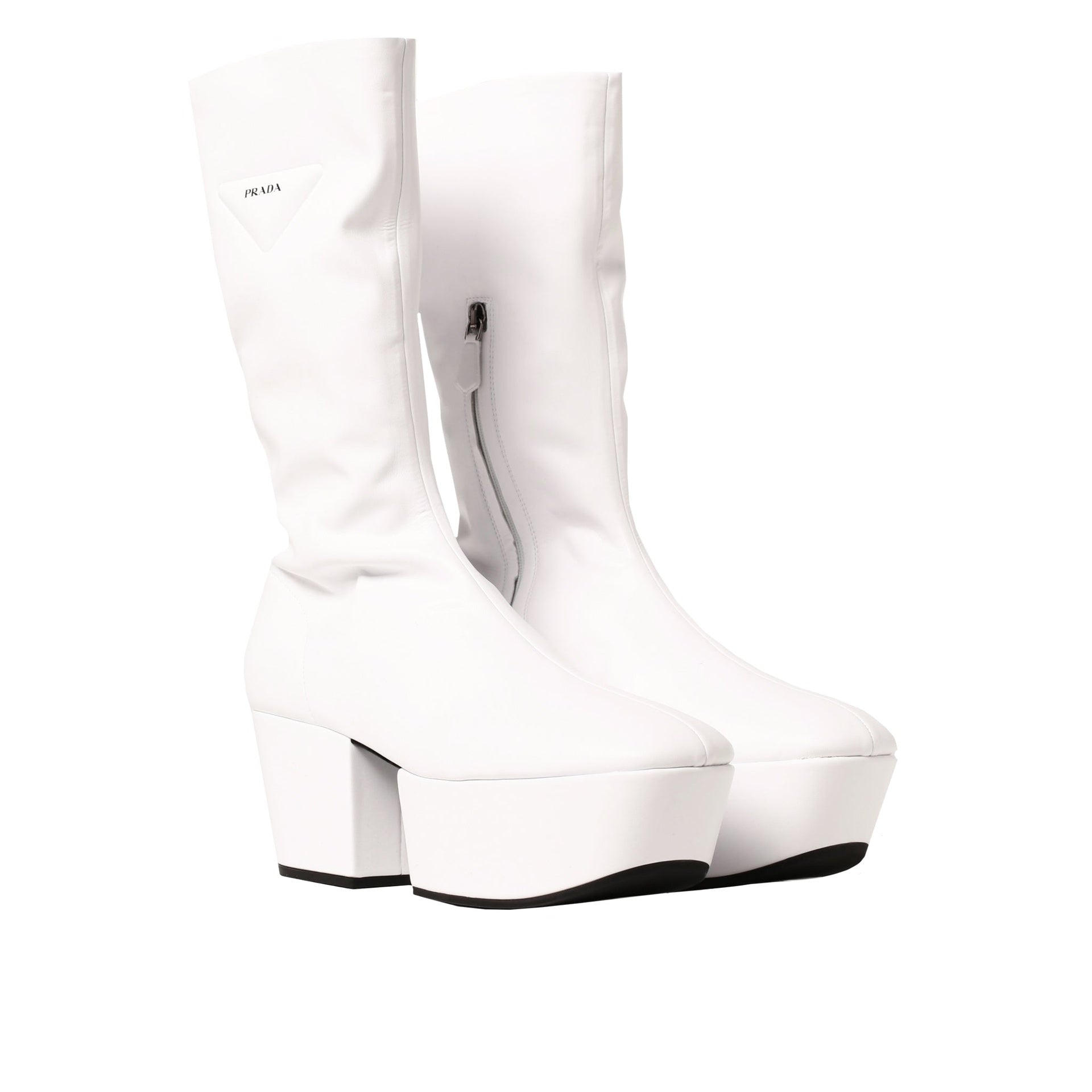 Prada Platform Pull On Boots