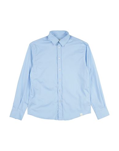 Kid Boy Shirt Sky blue Size 16 Cotton, Elastane