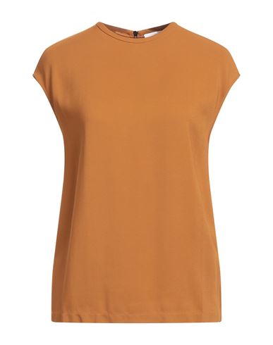 Fabiana Filippi Woman Top Tan Size 10 Cotton