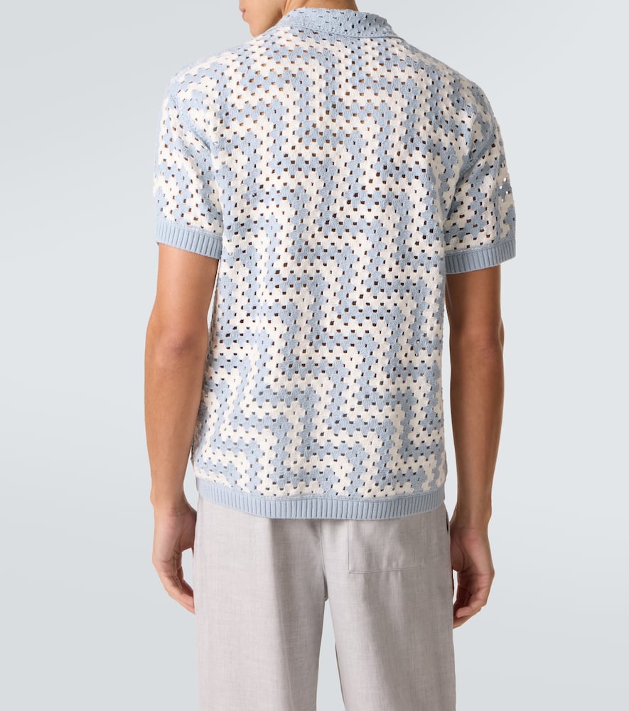 Pinto crochet cotton cardigan