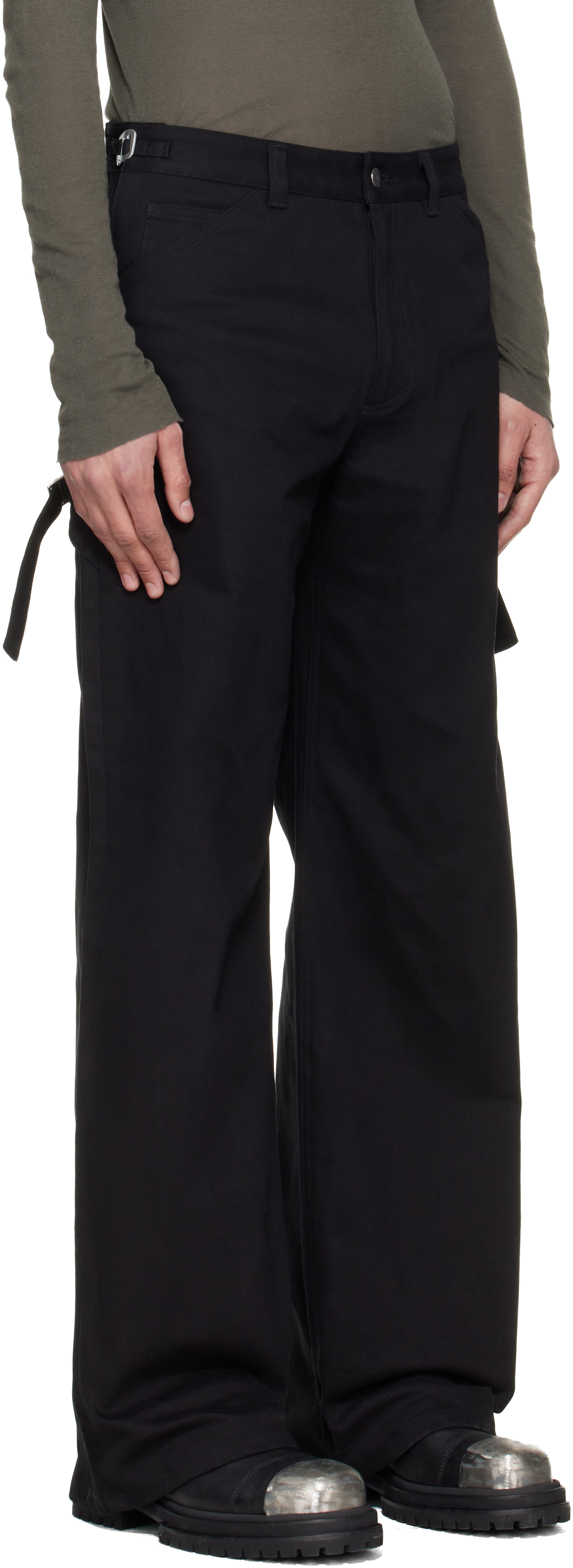 Black Gait Jeans