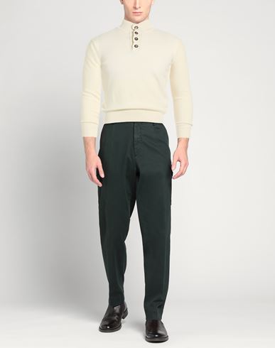 Man Sweater Ivory Size S Merino Wool