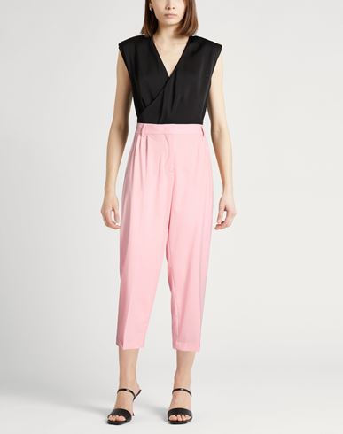 Woman Pants Pink Size 8 Virgin Wool, Elastane