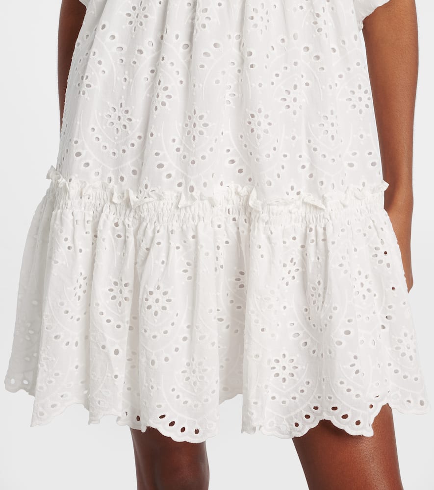 Cruz broderie anglaise cotton minidress