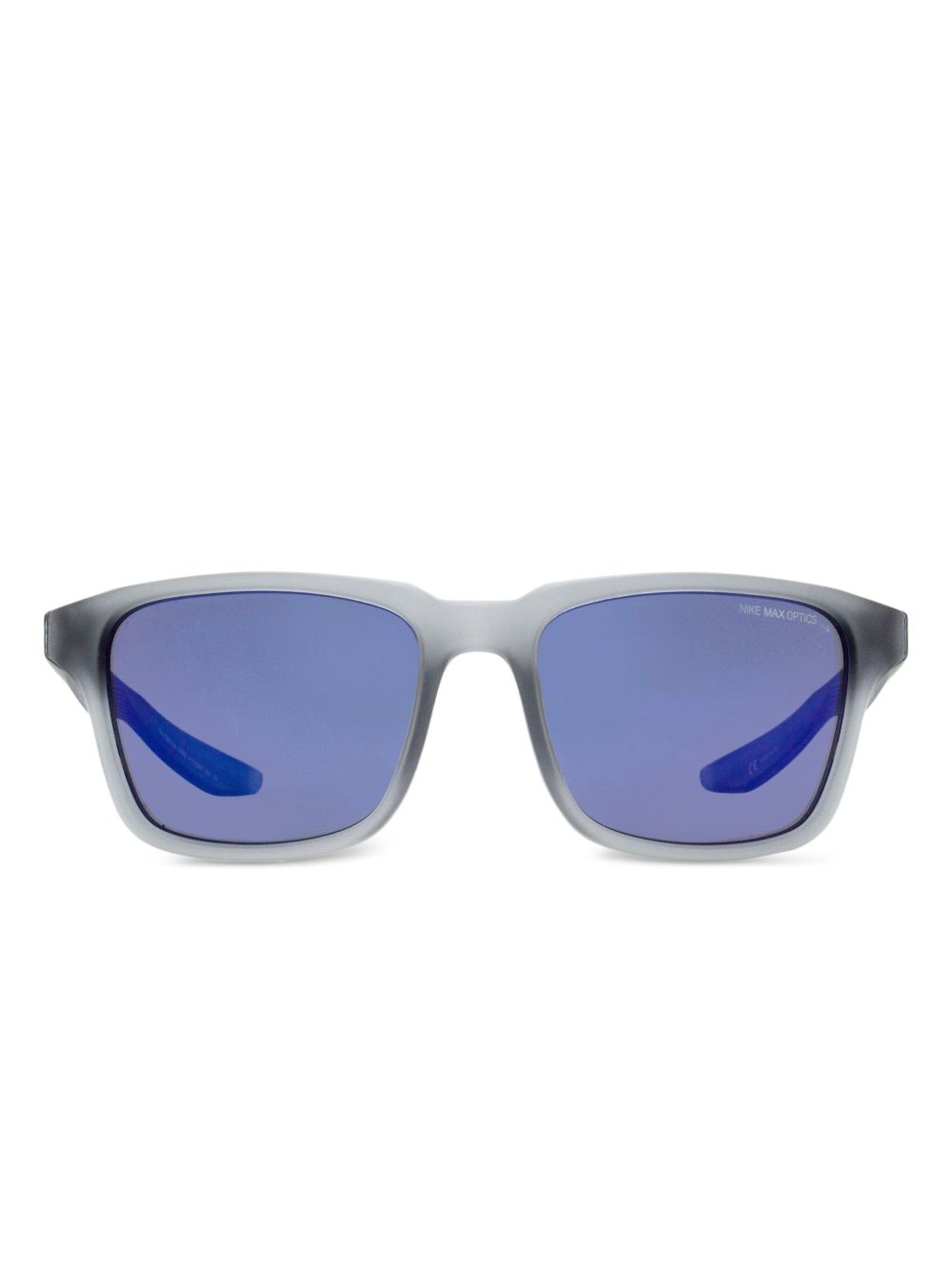 Rectangular tinted-lenses sunglasses - Grey