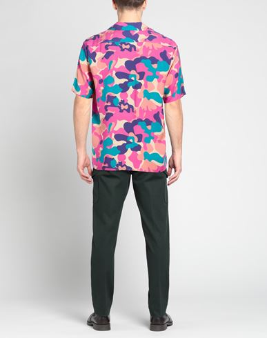 Man Shirt Pink Size M Viscose