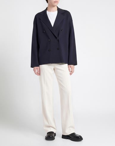 Woman Blazer Midnight blue Size S Viscose, Polyamide