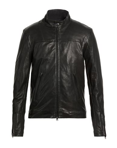Man Jacket Black Size L Leather