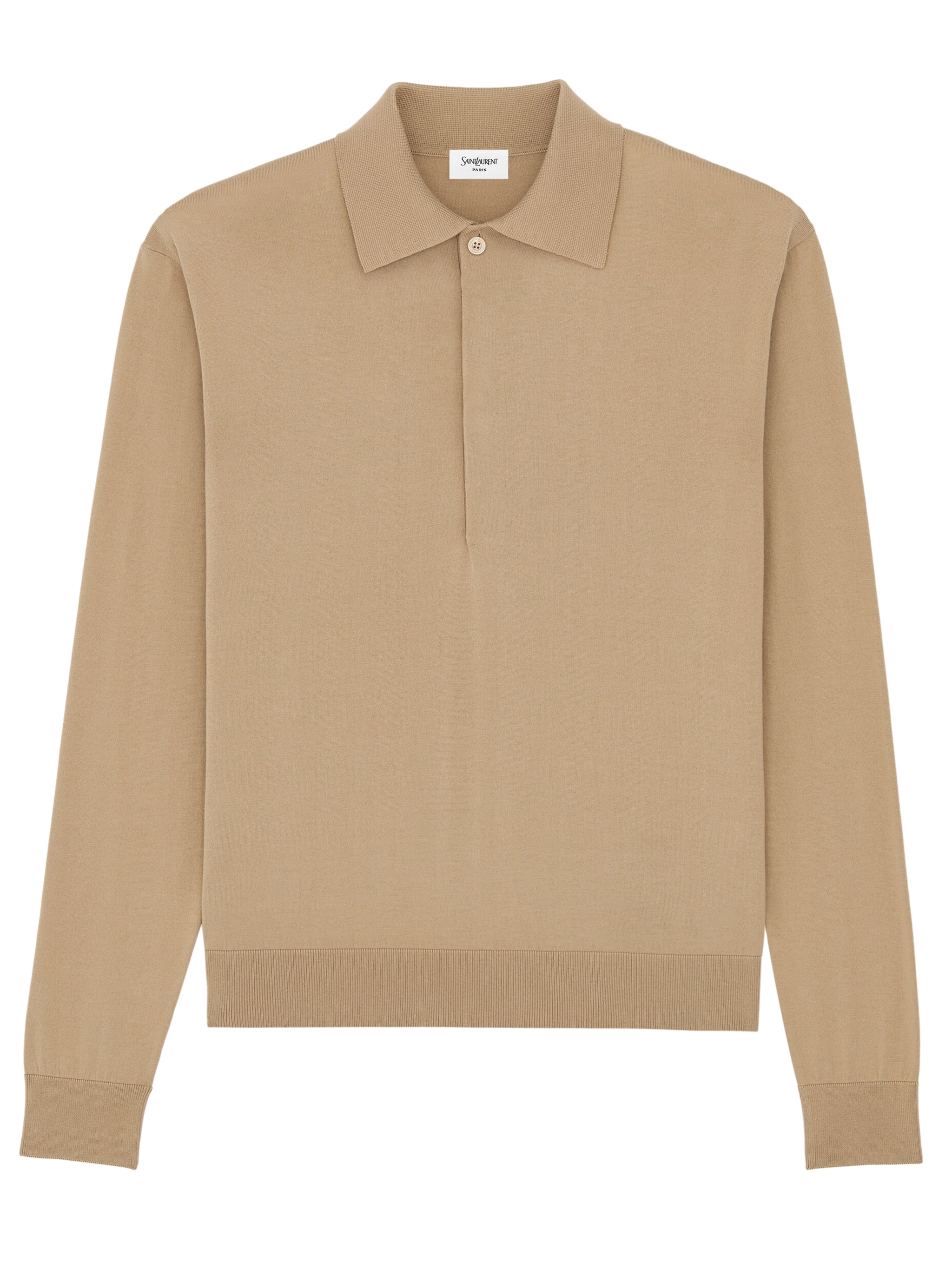 Half Button Pocket Polo Sweater - Size M