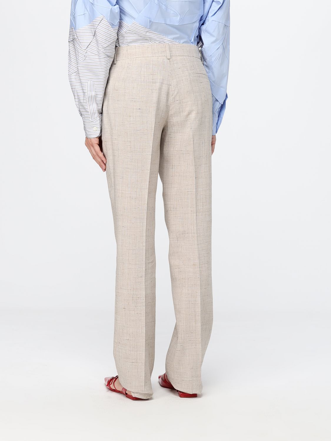 Pants Woman color Beige