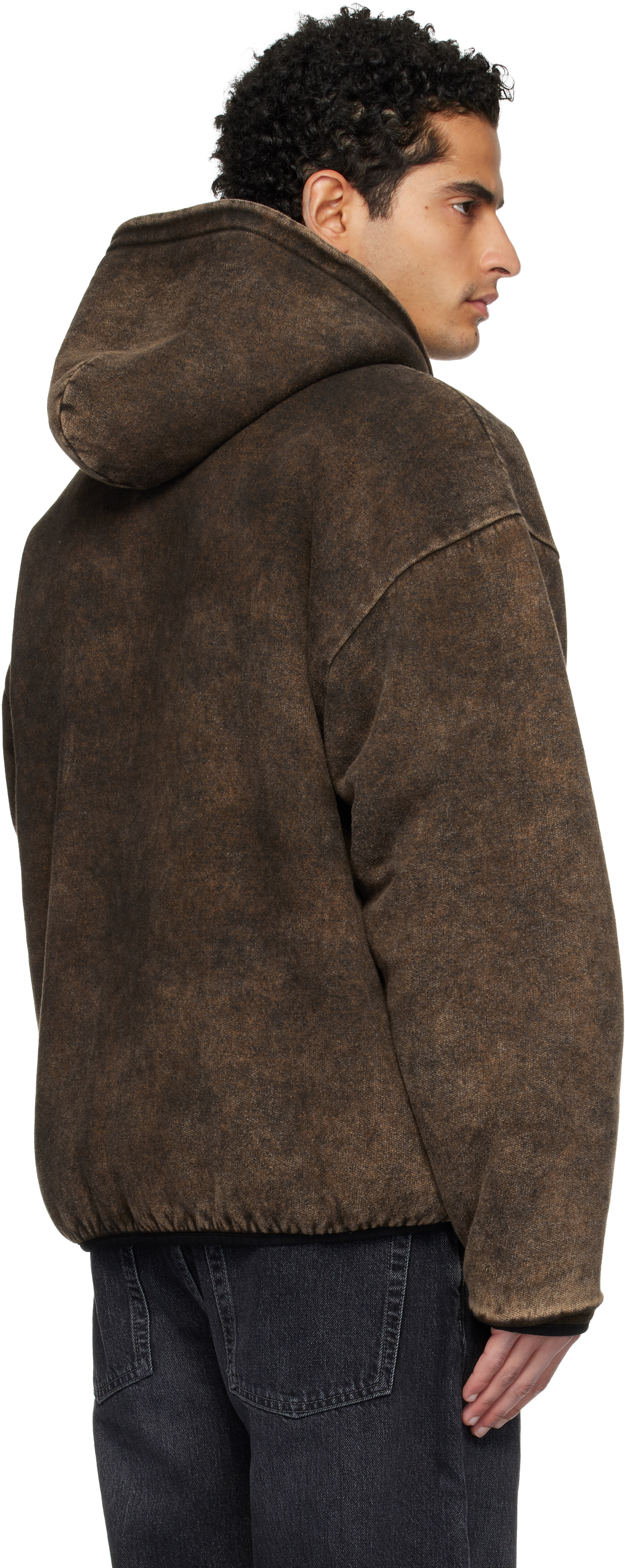Brown & Beige S-Bryan Reversible Jacket