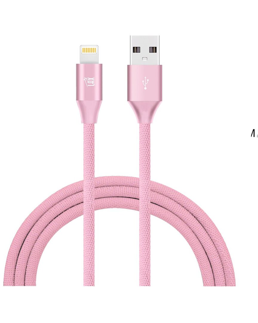Apple Mfi Certified 10Ft Pink Lightning To USB Cable
