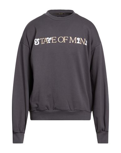 Man Sweatshirt Grey Size L Cotton