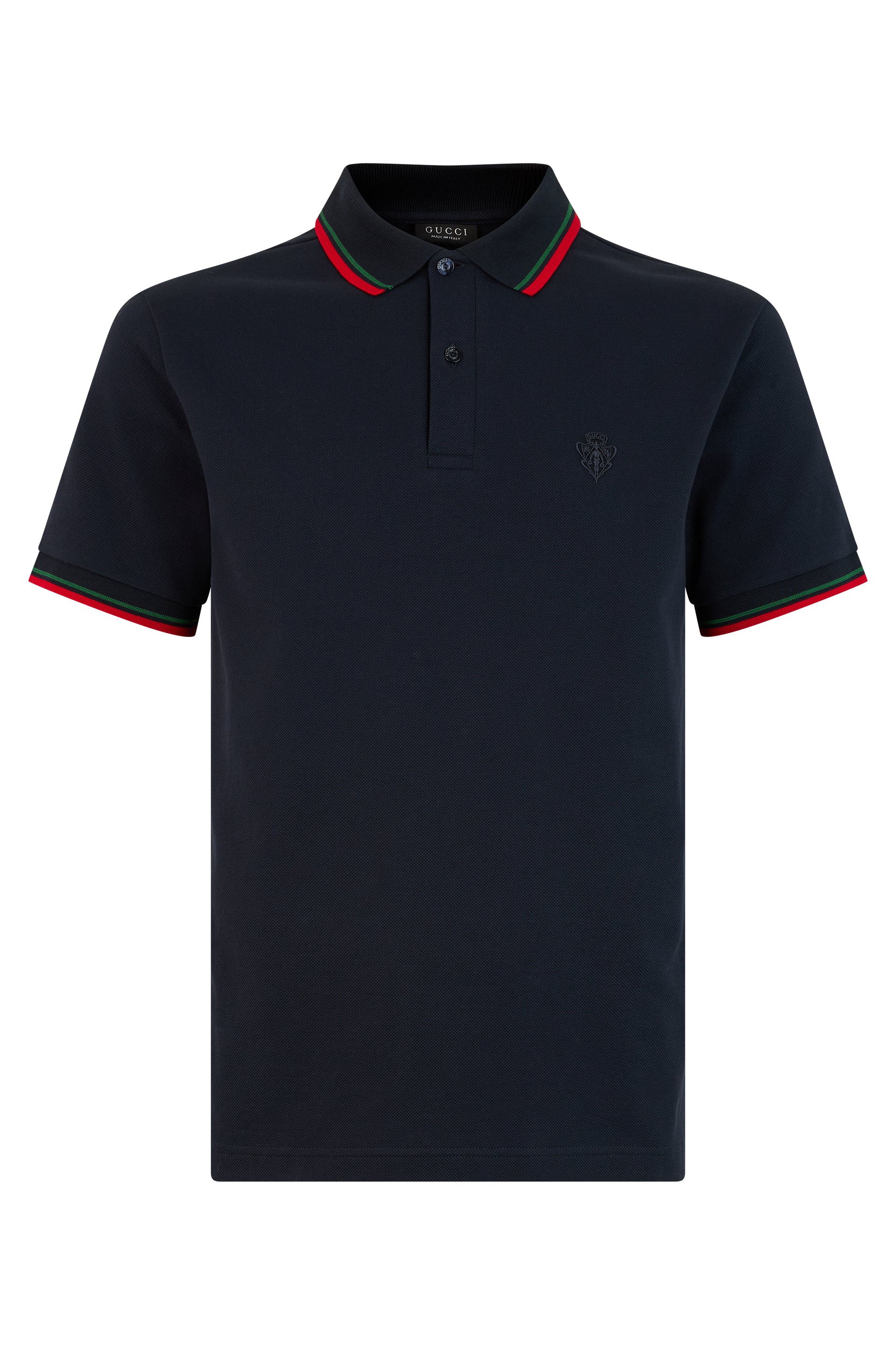 Men's Web Band Polo Shirt in Cotton