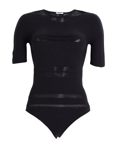 Woman Bodysuit Black Size L Polyamide, Elastane