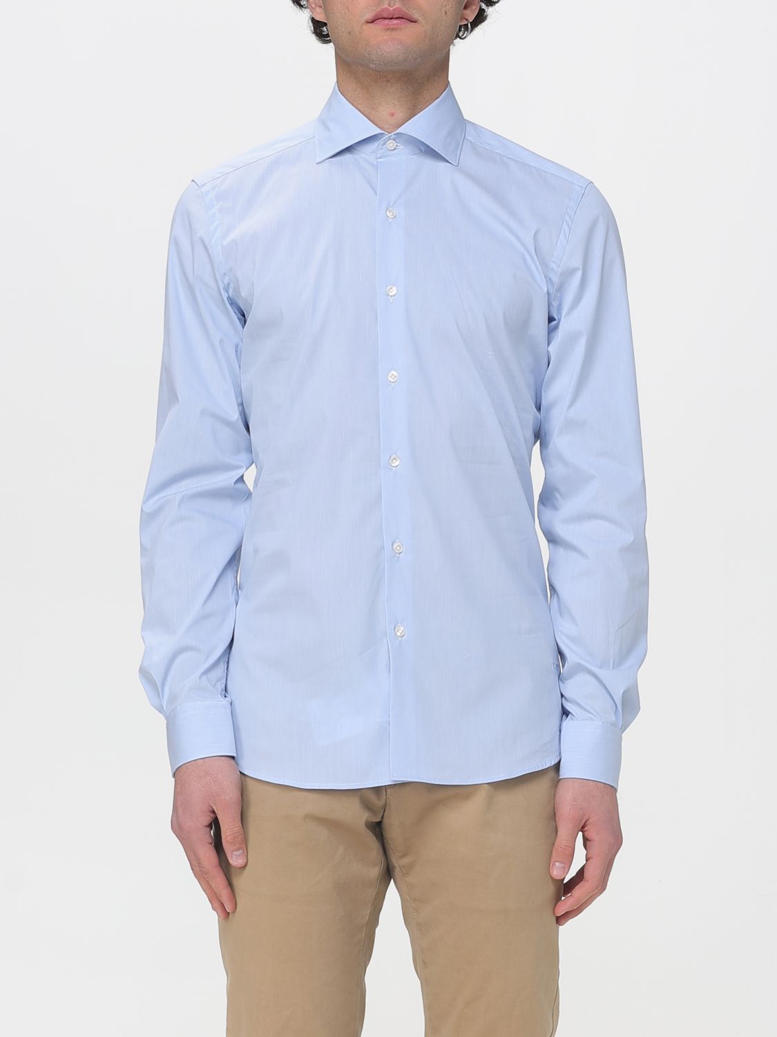 Shirt Men color Sky