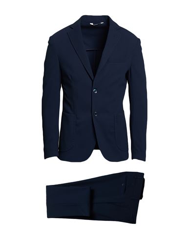 Man Suit Midnight blue Size 36 Polyester, Viscose, Elastane