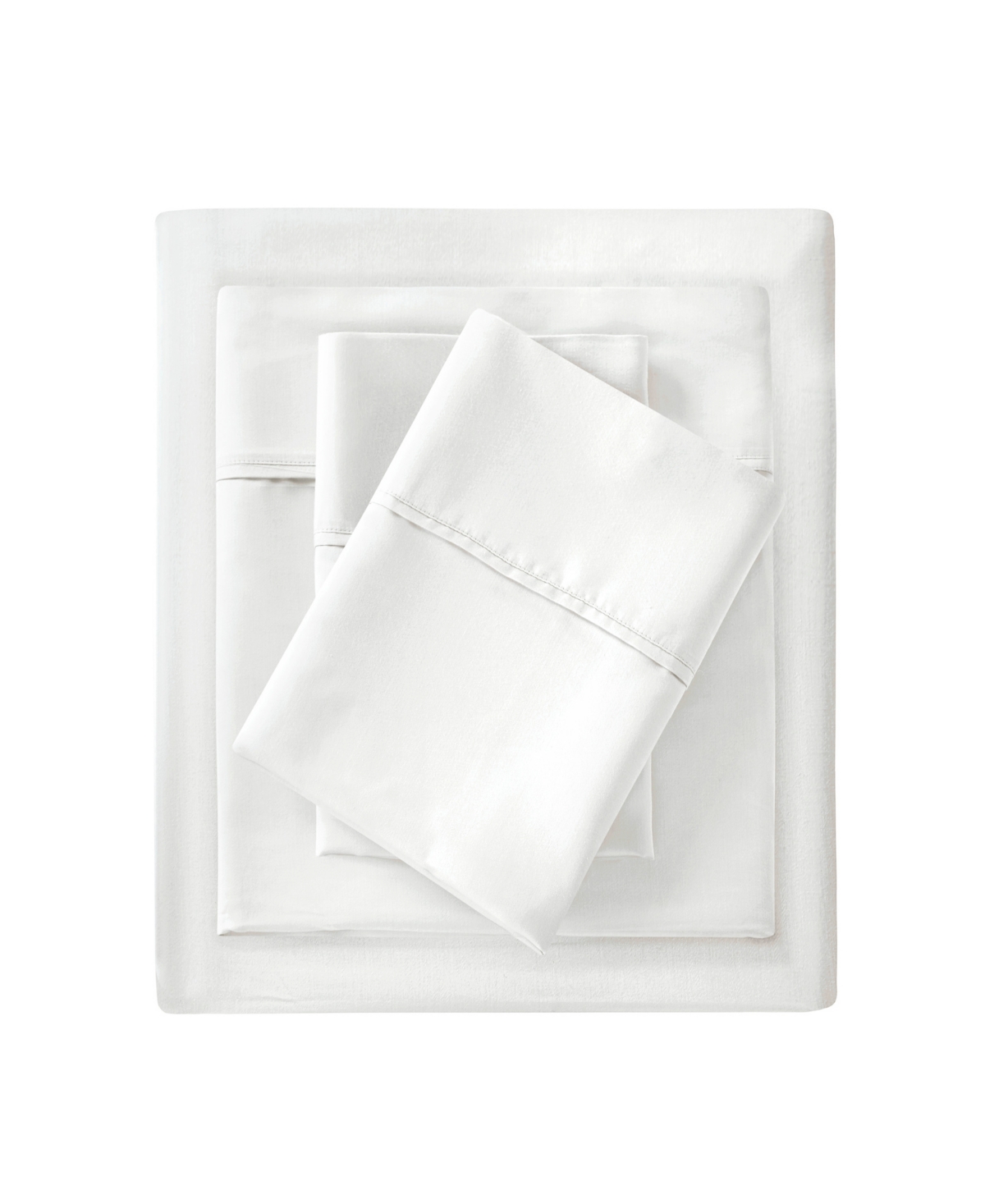 1500 Thread Count Cotton Blend 4-Pc. Sheet Set, King - White