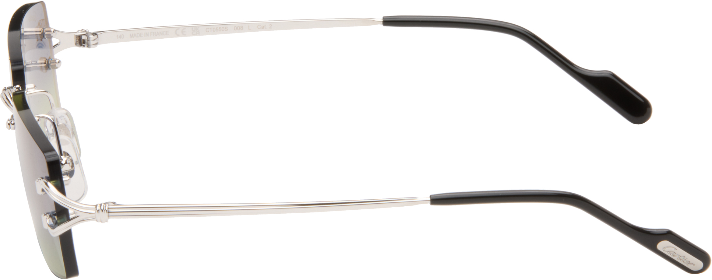 Silver Classic C Motif Sunglasses
