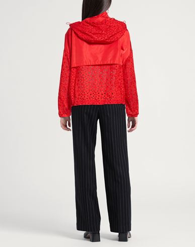 Woman Jacket Tomato red Size 2 Polyamide
