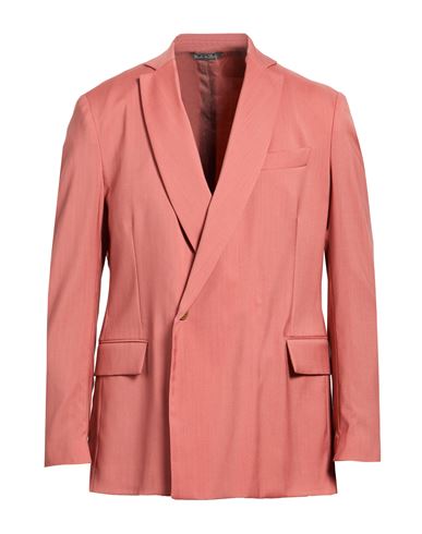 Man Blazer Salmon pink Size 42 Virgin Wool