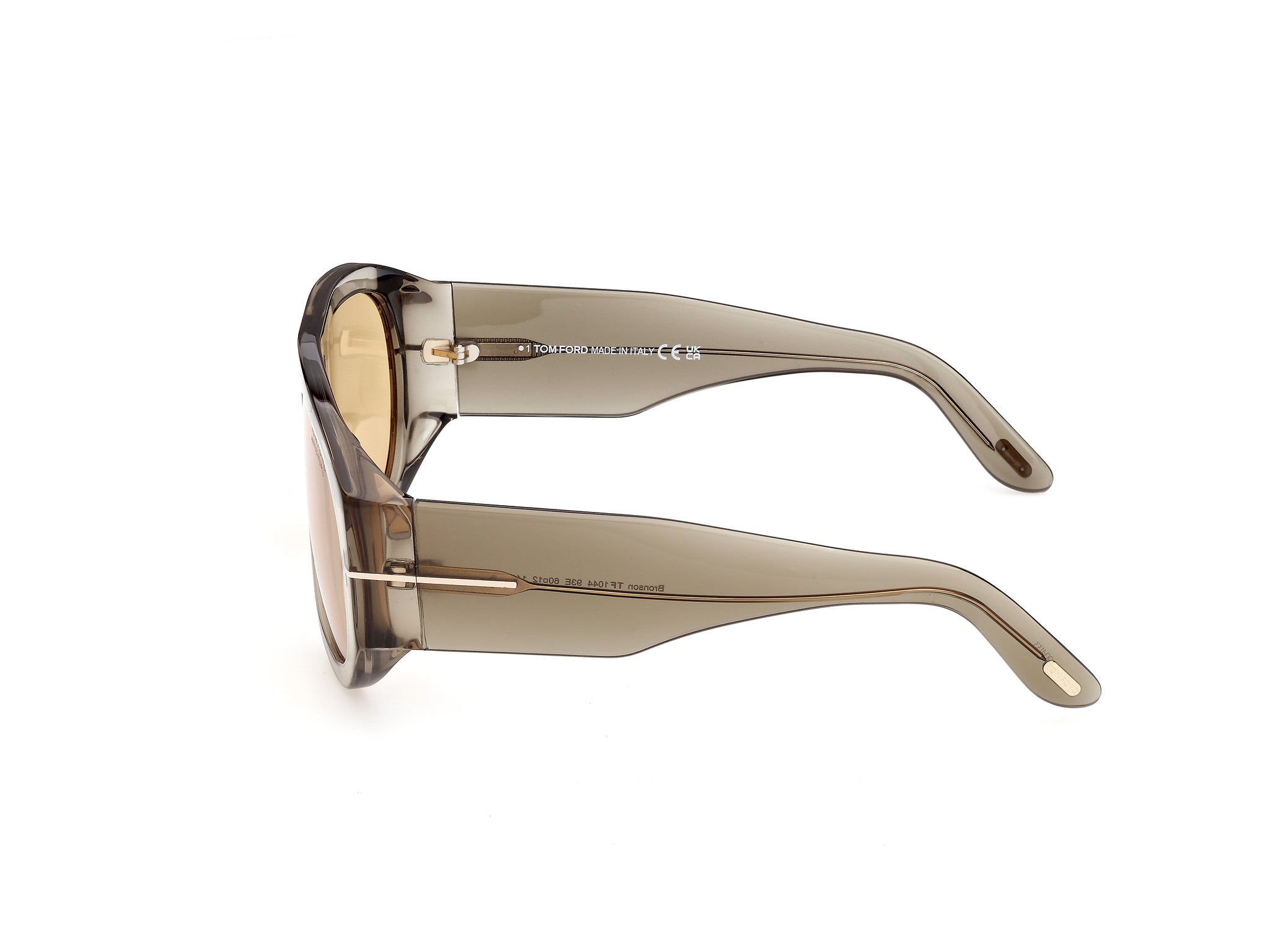 TOM FORD Man TOM FORD FT1044 BRONSON 93E Sunglasses Acetate Green Brown Pilot Photochromic