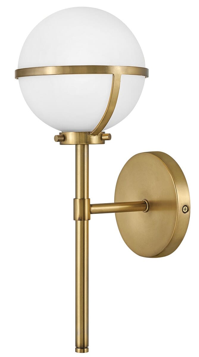 Hinkley Hollis Wall Sconce in Heritage Brass - 5660HB