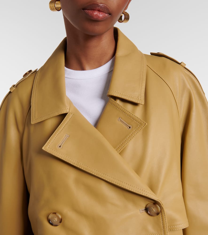 Toteme Oversized leather jacket