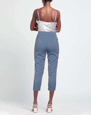 Nenè Woman Pants Azure Size 12 Cotton, Polyester, Elastane