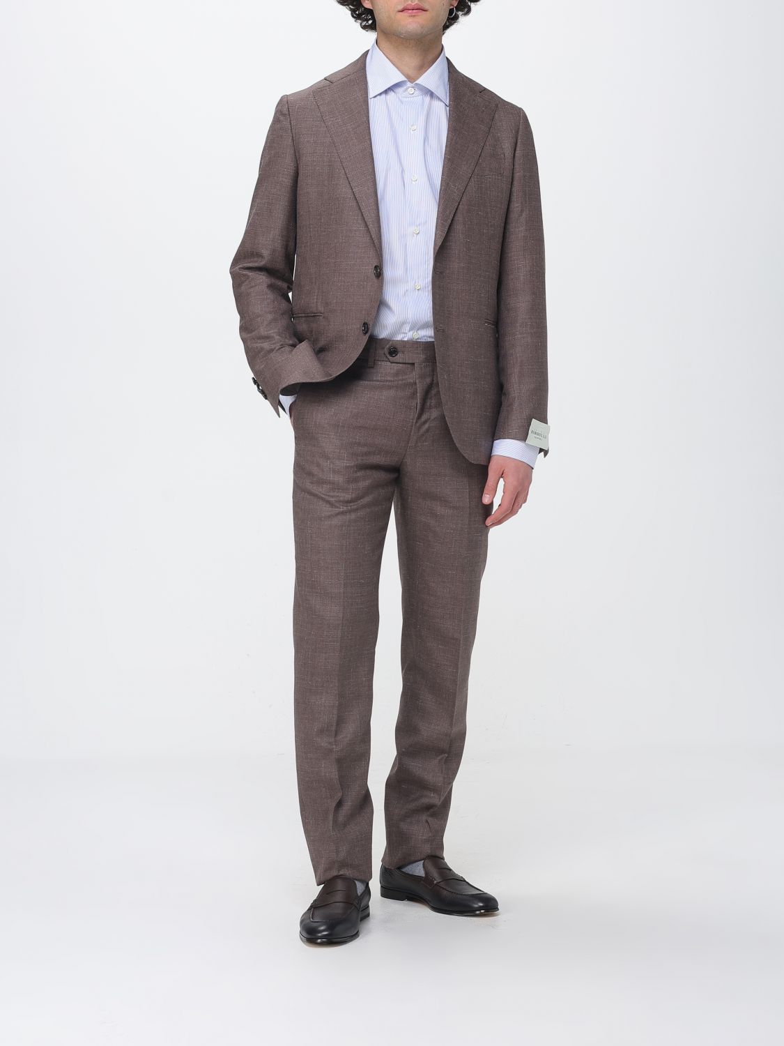 Suit Men color Brown