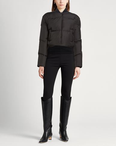 Woman Puffer Black Size 2 Polyester