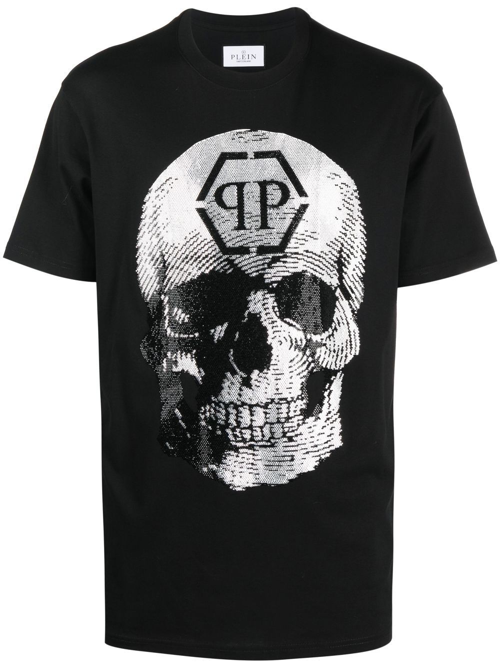 SS skull print T-shirt - Black
