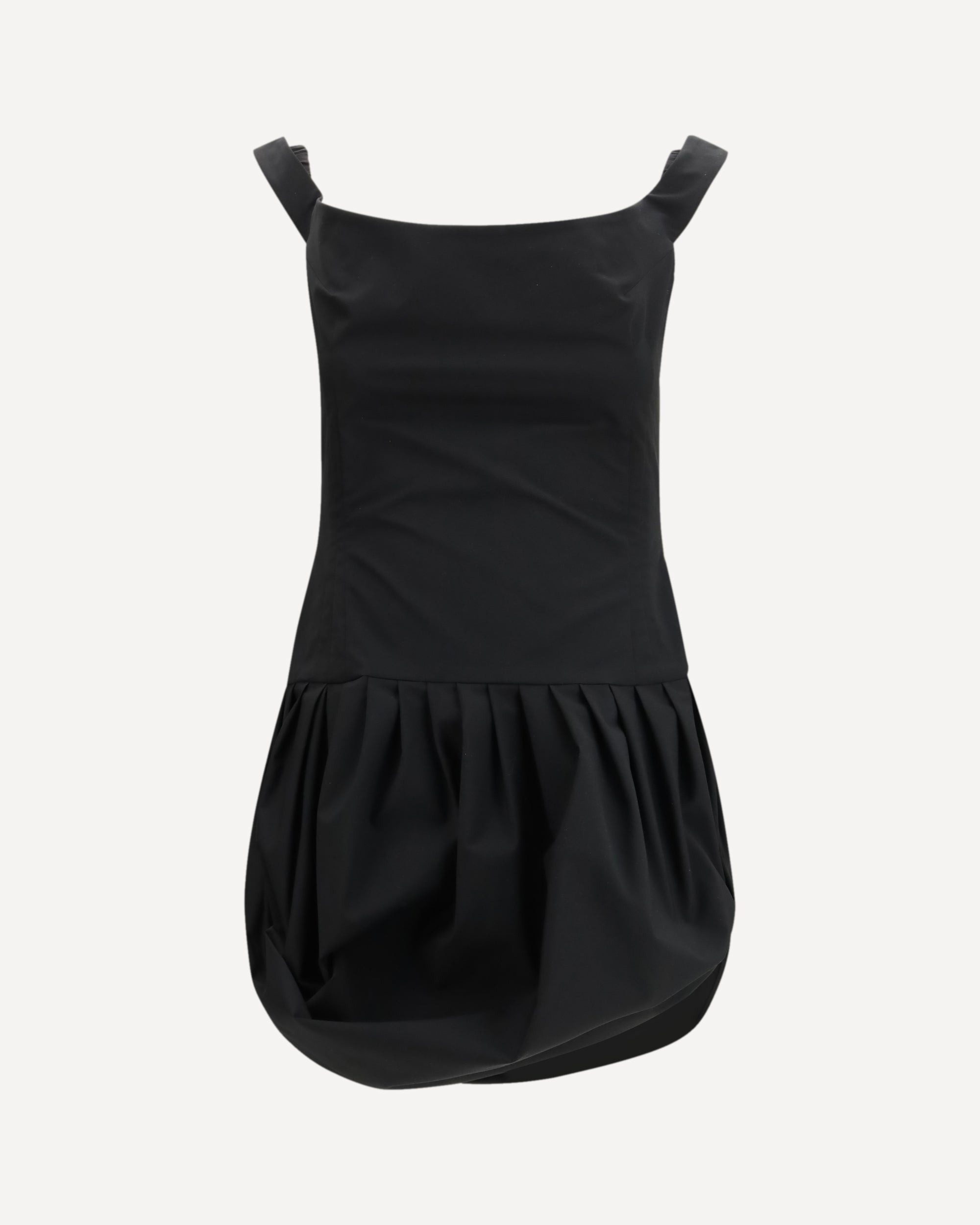 Off-shoulder puff skirt mini Dress Female 36