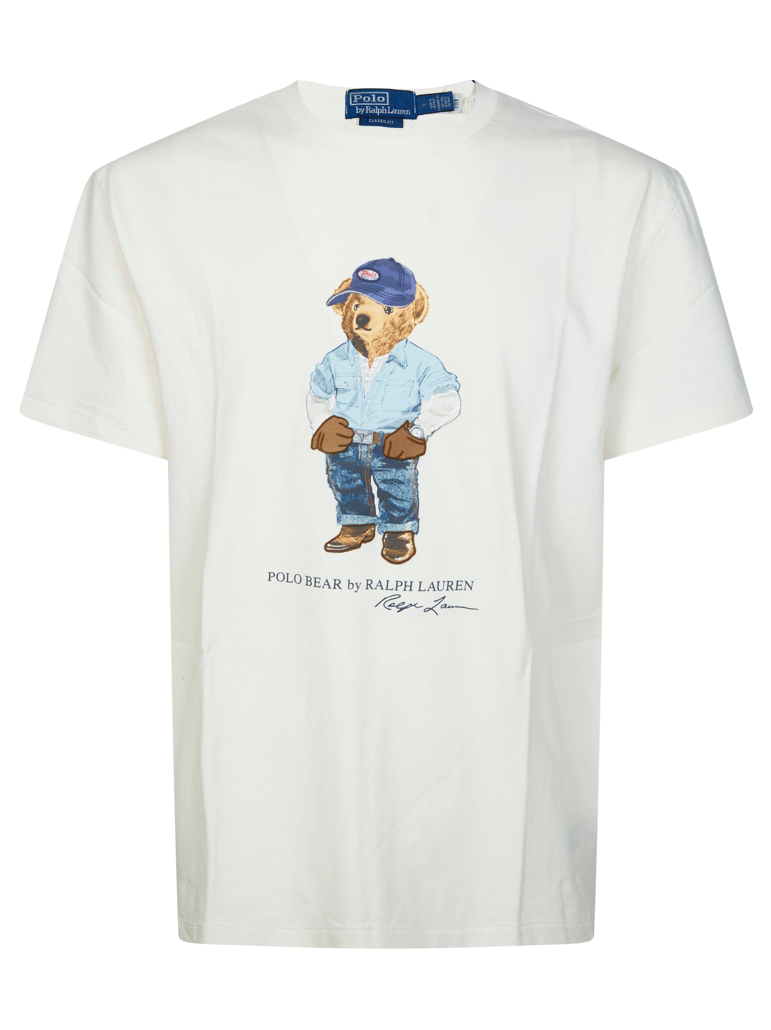 Classic Fit T-shirt with White Polo Bear