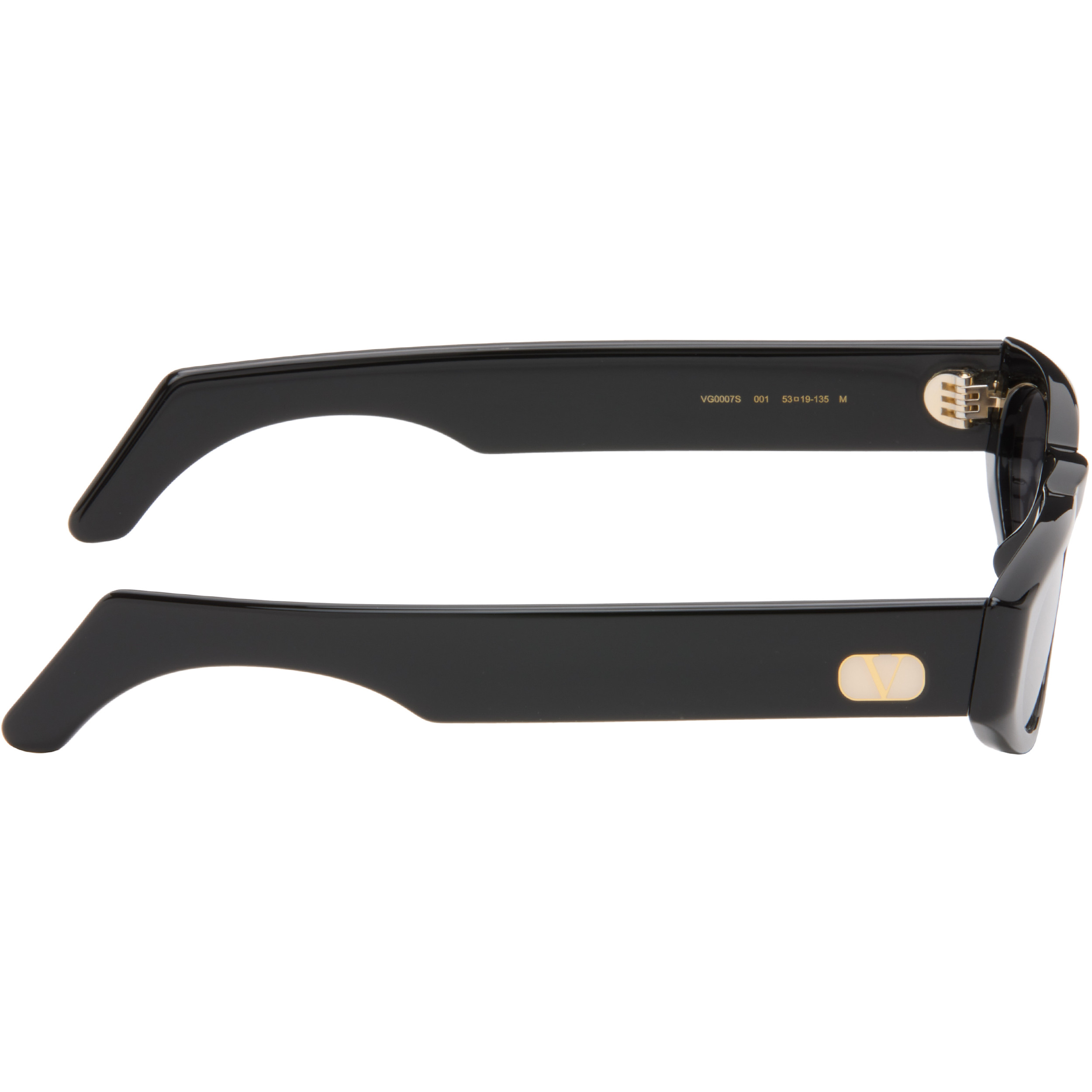 Black Geometric Acetate Sunglasses