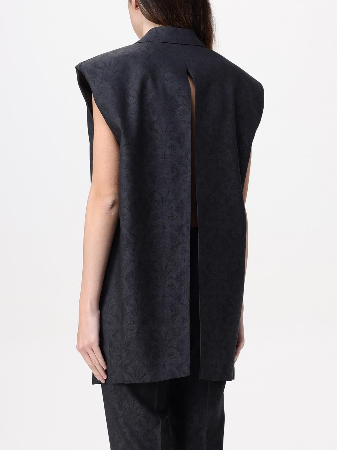 Wool jacquard waistcoat - Grey