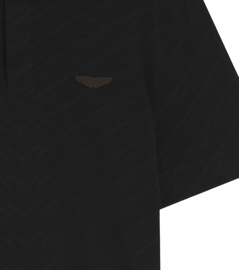 Black Shirt Collar Polo