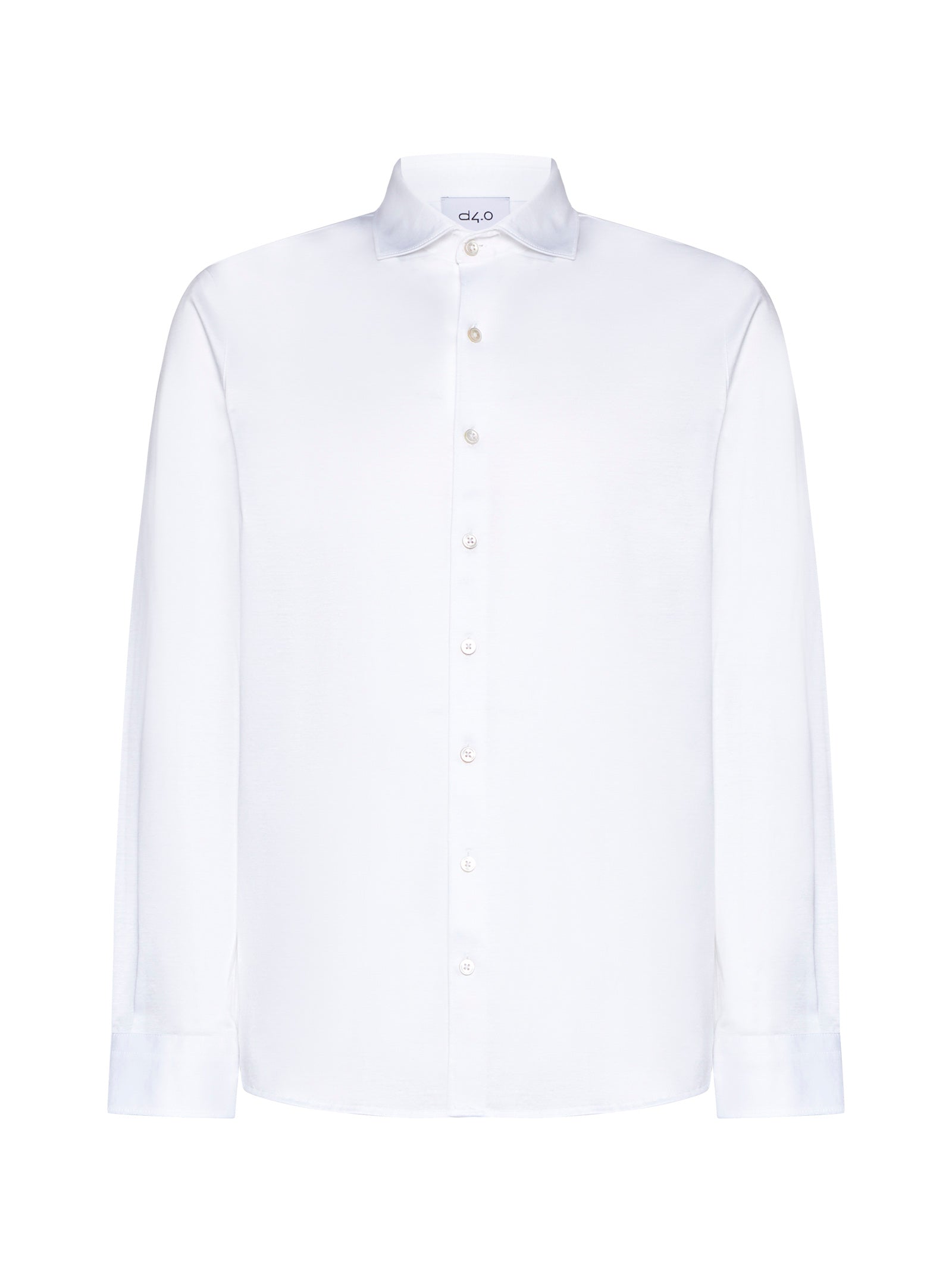 Cotton Knit Shirt — White