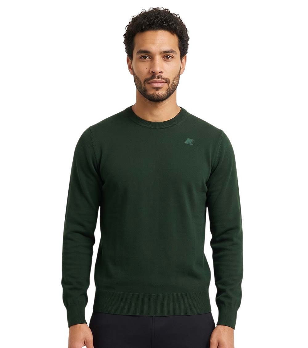 Dark Green Regular Sweater