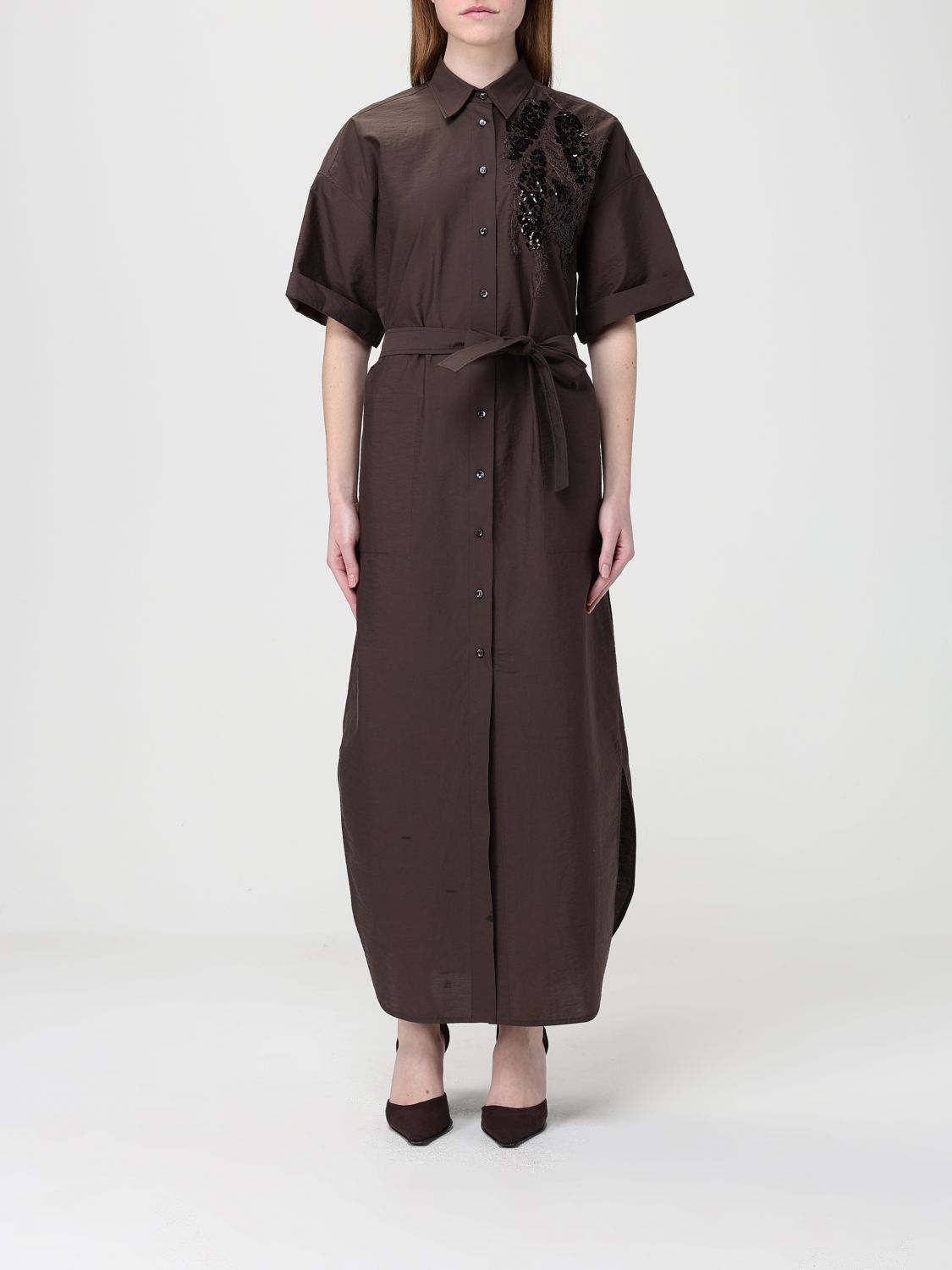 Dress Woman color Brown
