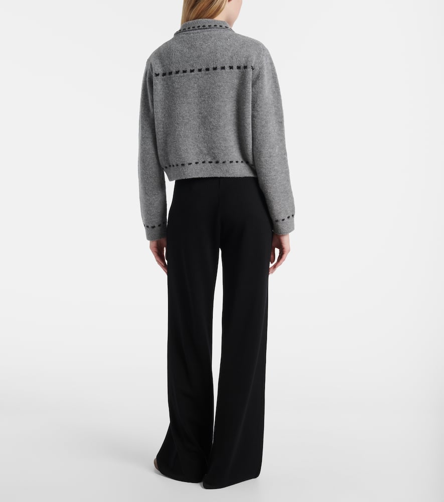 Wool and cashmere-blend cardigan