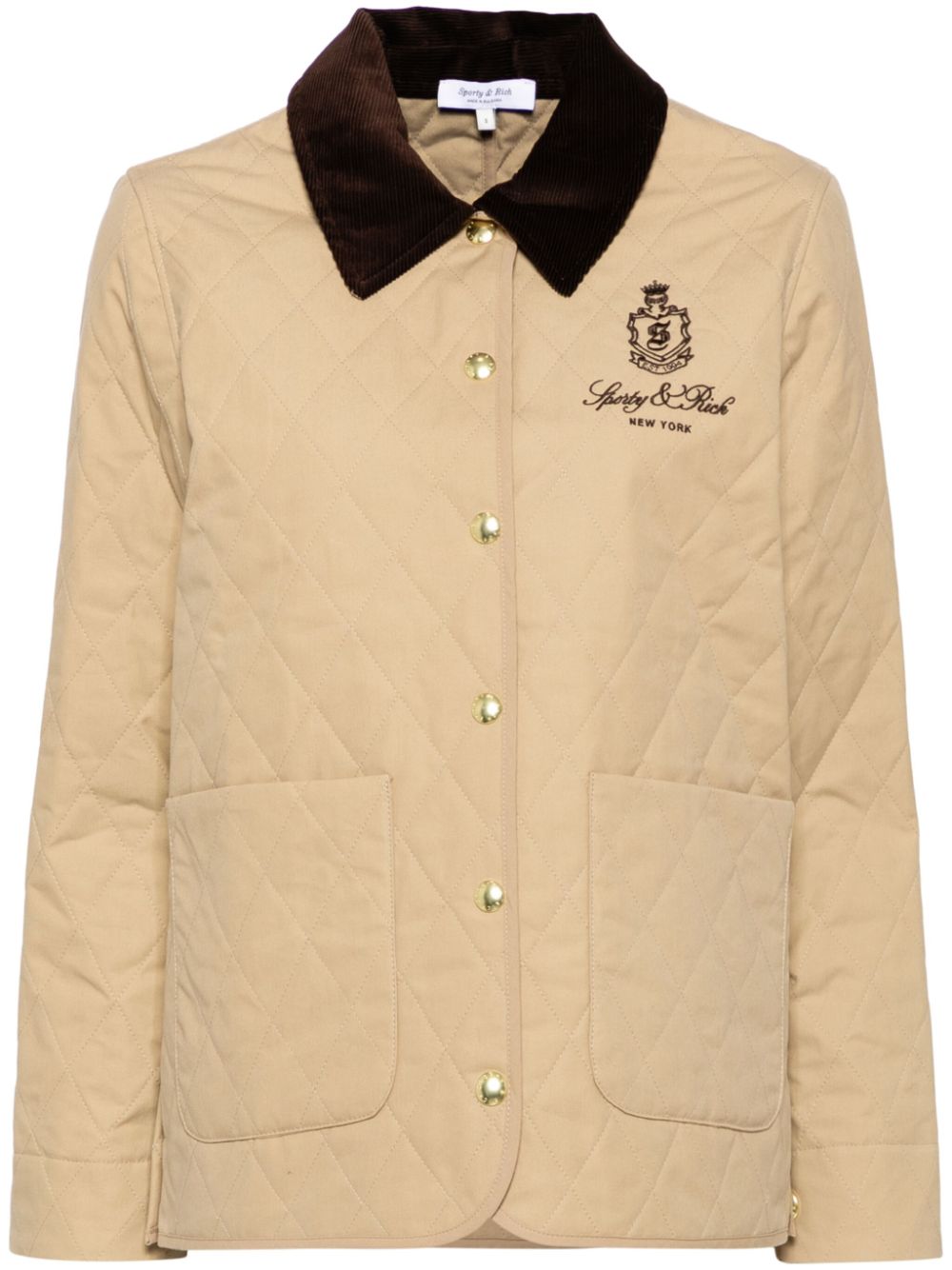 Vendome quilted jacket - Brown