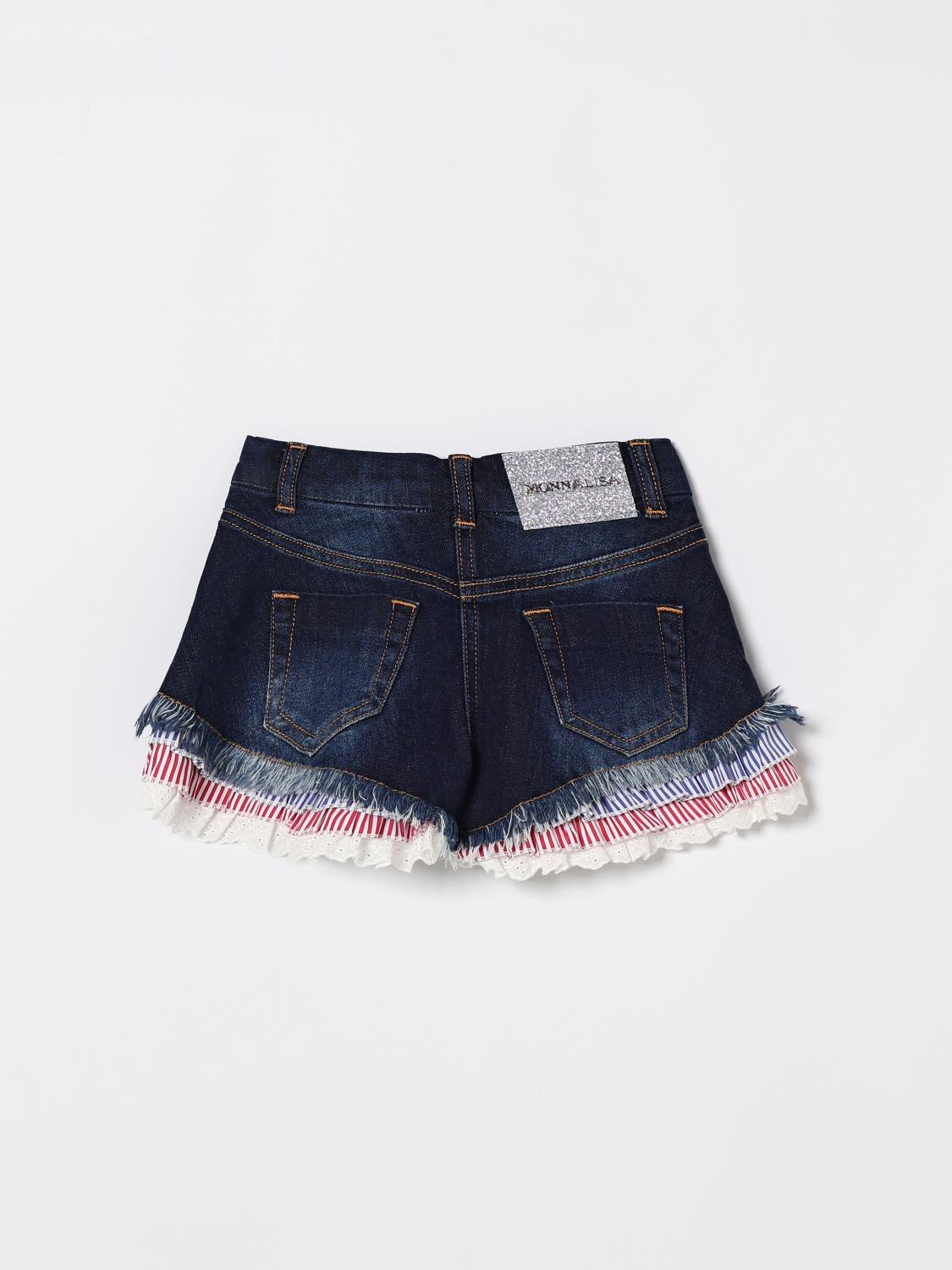 Shorts Kids color Blue