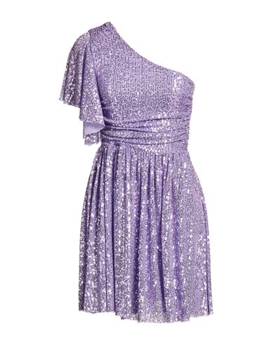 J'aime' Woman Mini dress Purple Size M Polyester