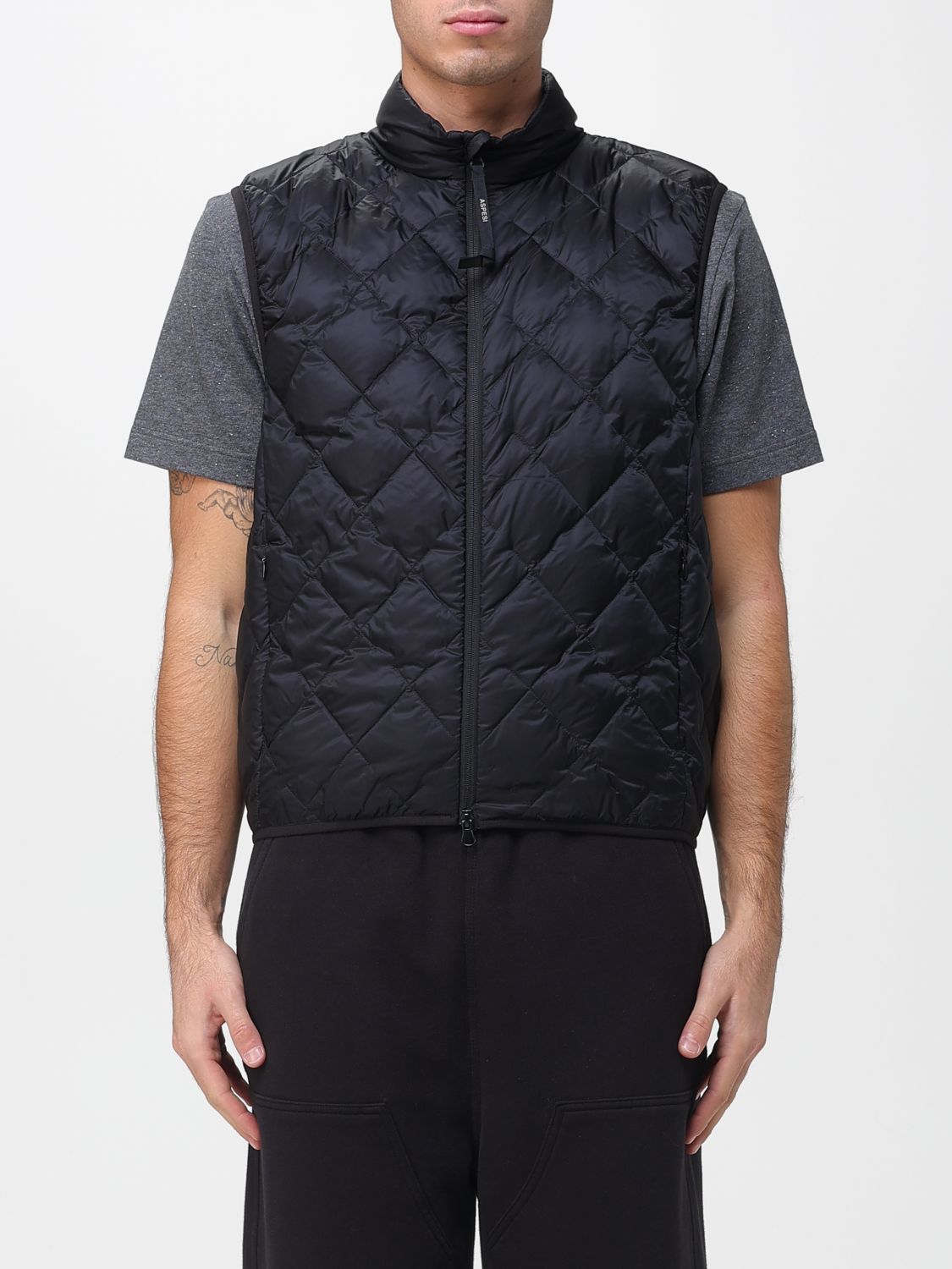 Suit Vest Men color Black