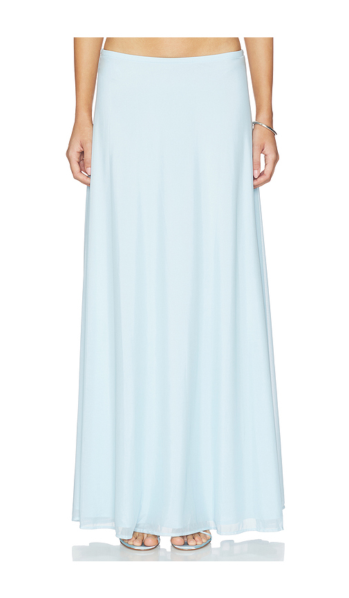 Kate Barton Jersey Circle Skirt in Light Blue. M also in