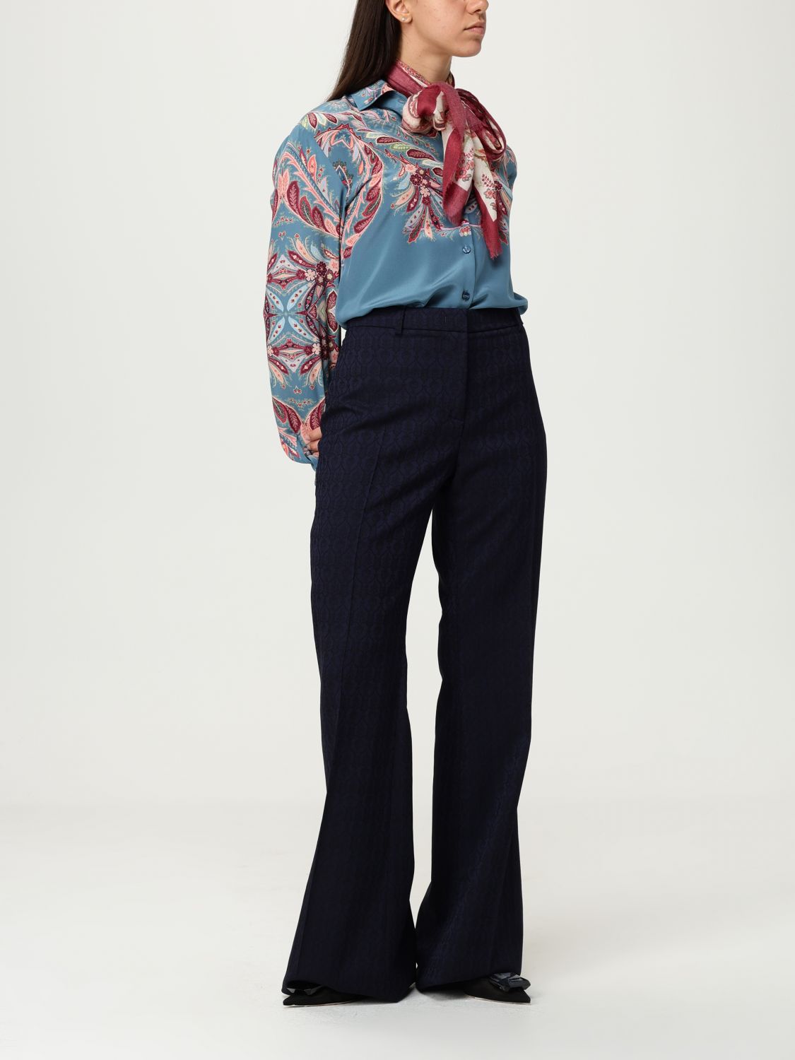 Printed Silk Shirt