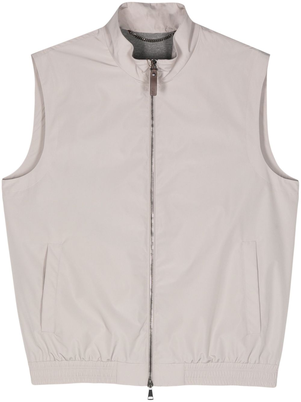 Zip-up gilet - Neutrals