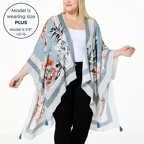 Tropical Border Print Topper